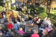 Fire pit at Highlands NC