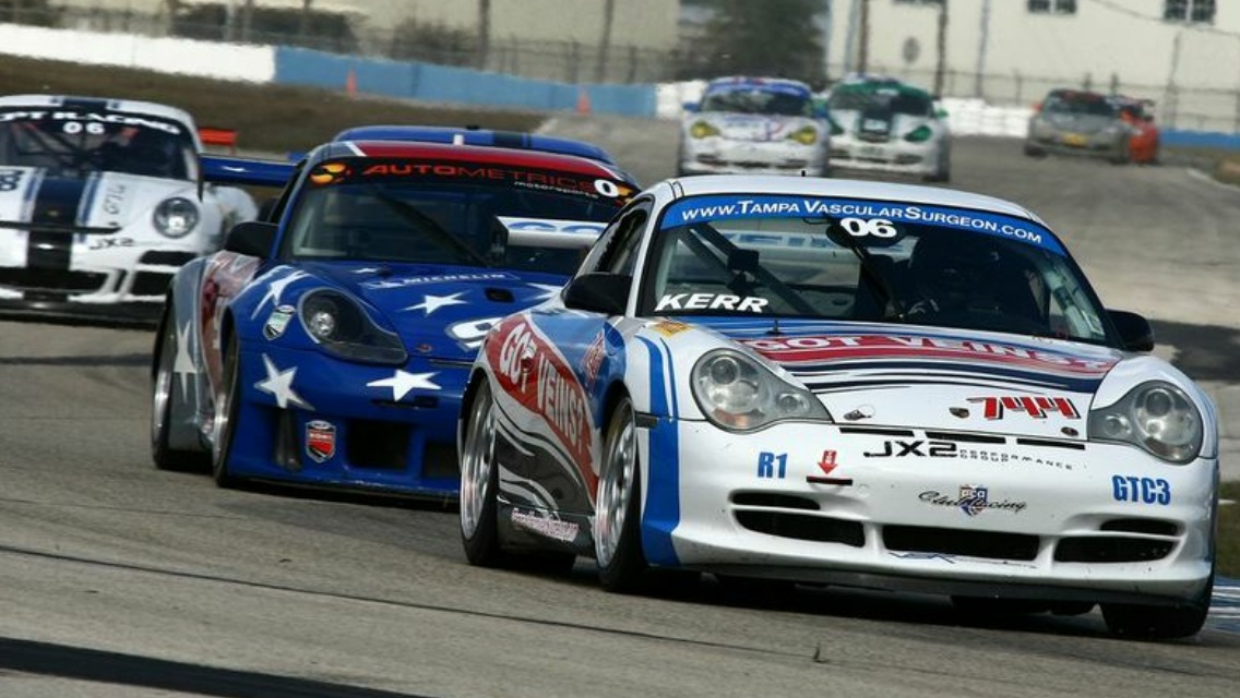 Dr. Tom Kerr in his 996 Cup Car